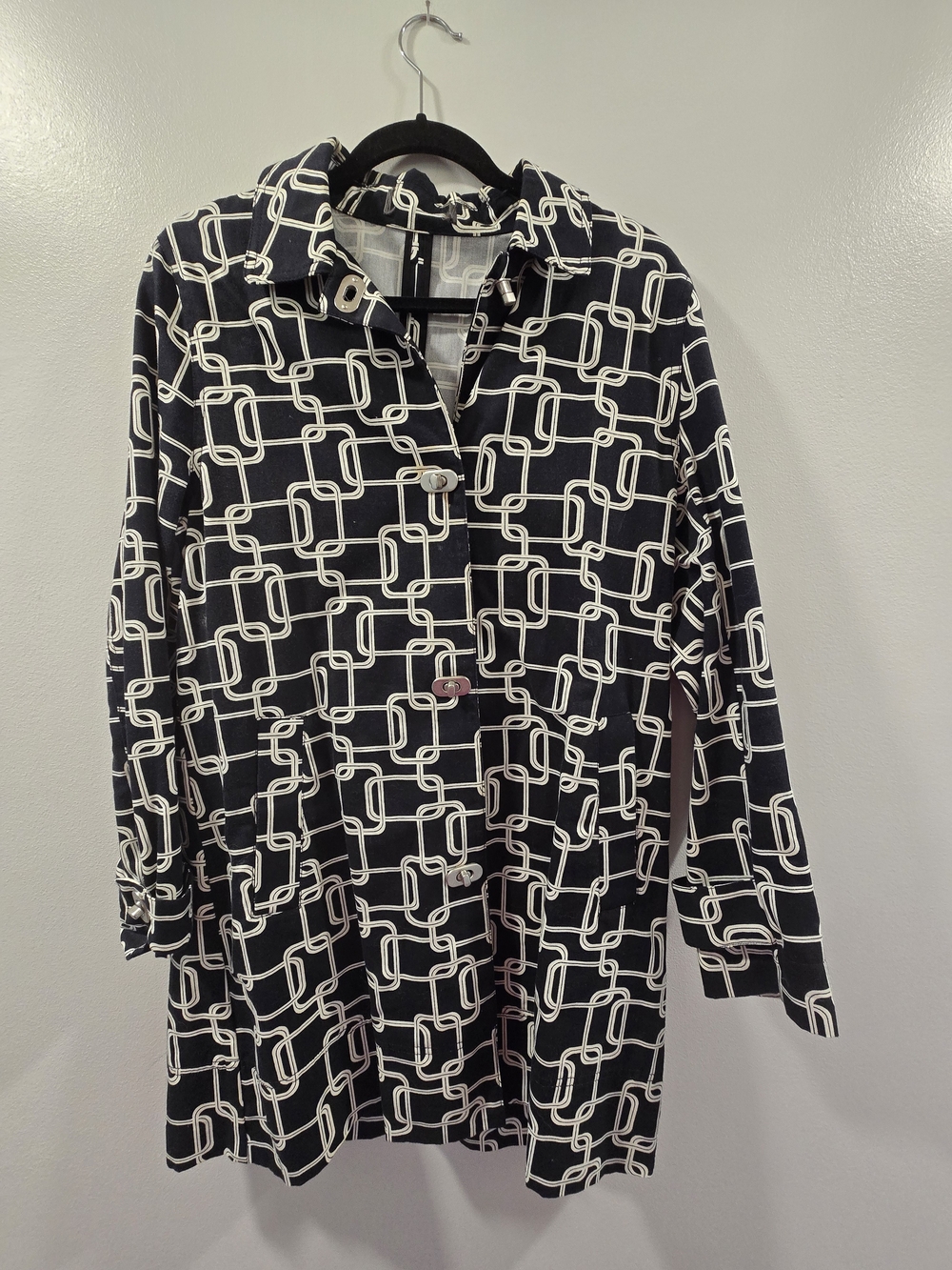 George ME Designs by Mark Eisen Chain Link Turn-Lock Jacket / Coat